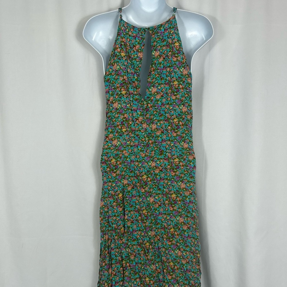 Silk & Salt adjustable spaghetti strap maxi dress S - Picture 3 of 9